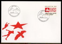 1998, FDC, Werbung für Sitten, Olympiade (Nr. 939)