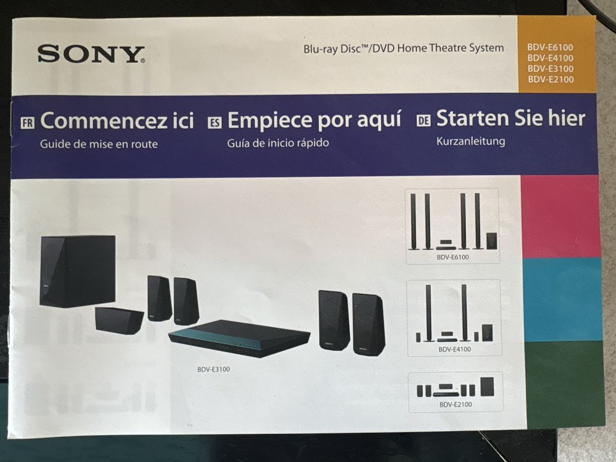 Sony Home Cinema: Sony Blu-ray Heimkino System BDV-E4100 Lautsprecher subwoofe – Usato da Rapperswil BE venduto da Sirsteve0 1