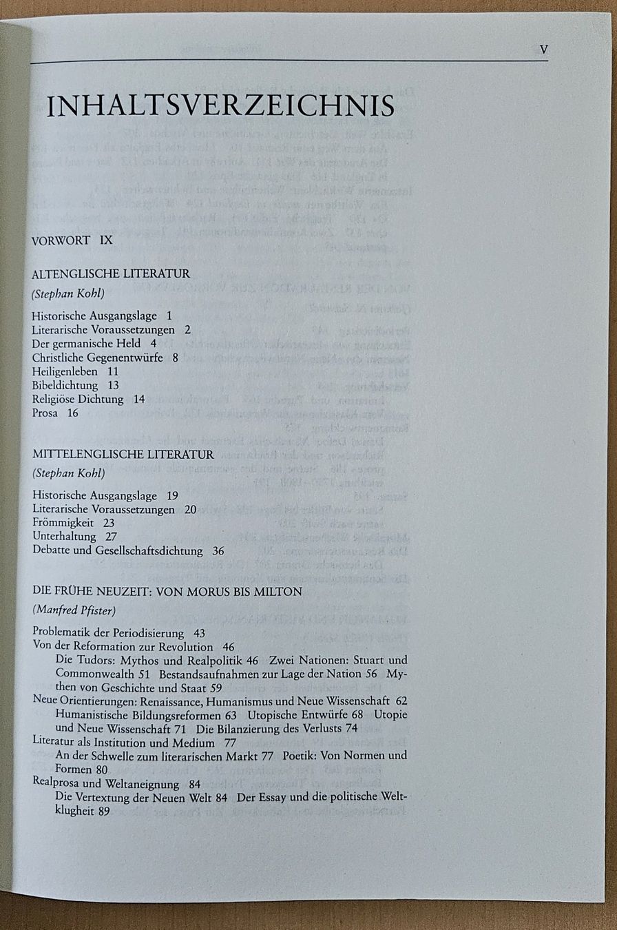 Bücher: Buch Englische Literaturgeschichte – Gebraucht aus Schaffhausen von asyouwestley 4