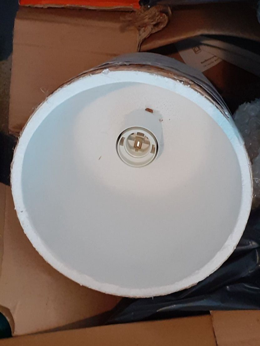 Lampade: Lampe Beton Impressionen weiss - neu – Nuovo (secondo la descrizione) da Mörschwil venduto da antiksalon 8