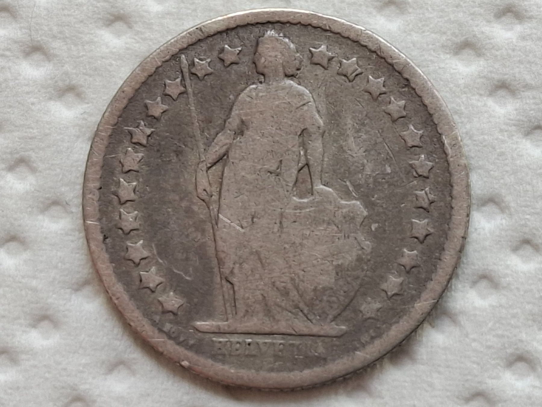 Tutti le monete: 50 Rappen 1875 – Usato da Neuchâtel venduto da Grandloupblanc