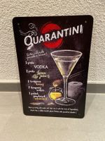 QURANTINI VINTAGE SCHILD  METALL / 1 Stück / NEU / TOP