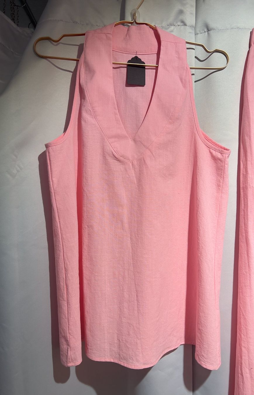 Lotti di vestiti: Sommerliches Leinen-Set – Nuovo e nell'imballaggio originale da Zürich venduto da Naebeli 1