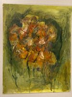 Magy Seiler Acrylgemälde Stillleben nicht signiert mit Blume