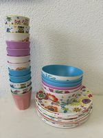 Geschirr Set Kinder Teller Schalen Becher 31 Teile