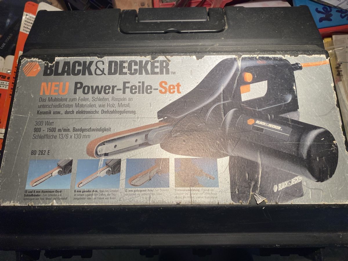 Alle Maschinen: Black & Decker Power-Feile Set viele Bänder – Gebraucht aus Buchs SG von rosadoro1973 2
