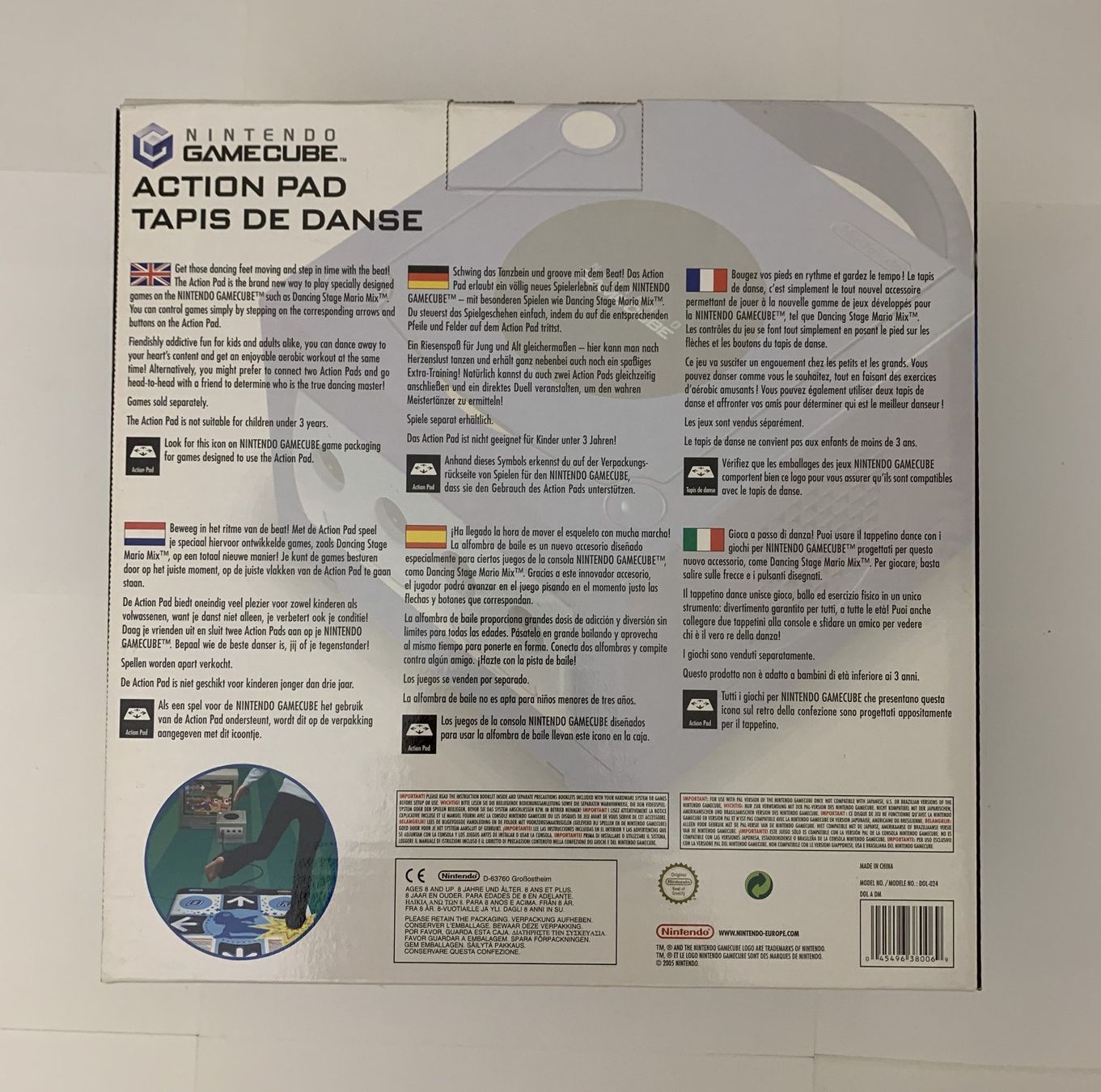 Nintendo Giochi: Game Cube Action Pad mit Dancing Stage - Mario Mix - OVP – Usato da Zürich venduto da Mephisto87 1