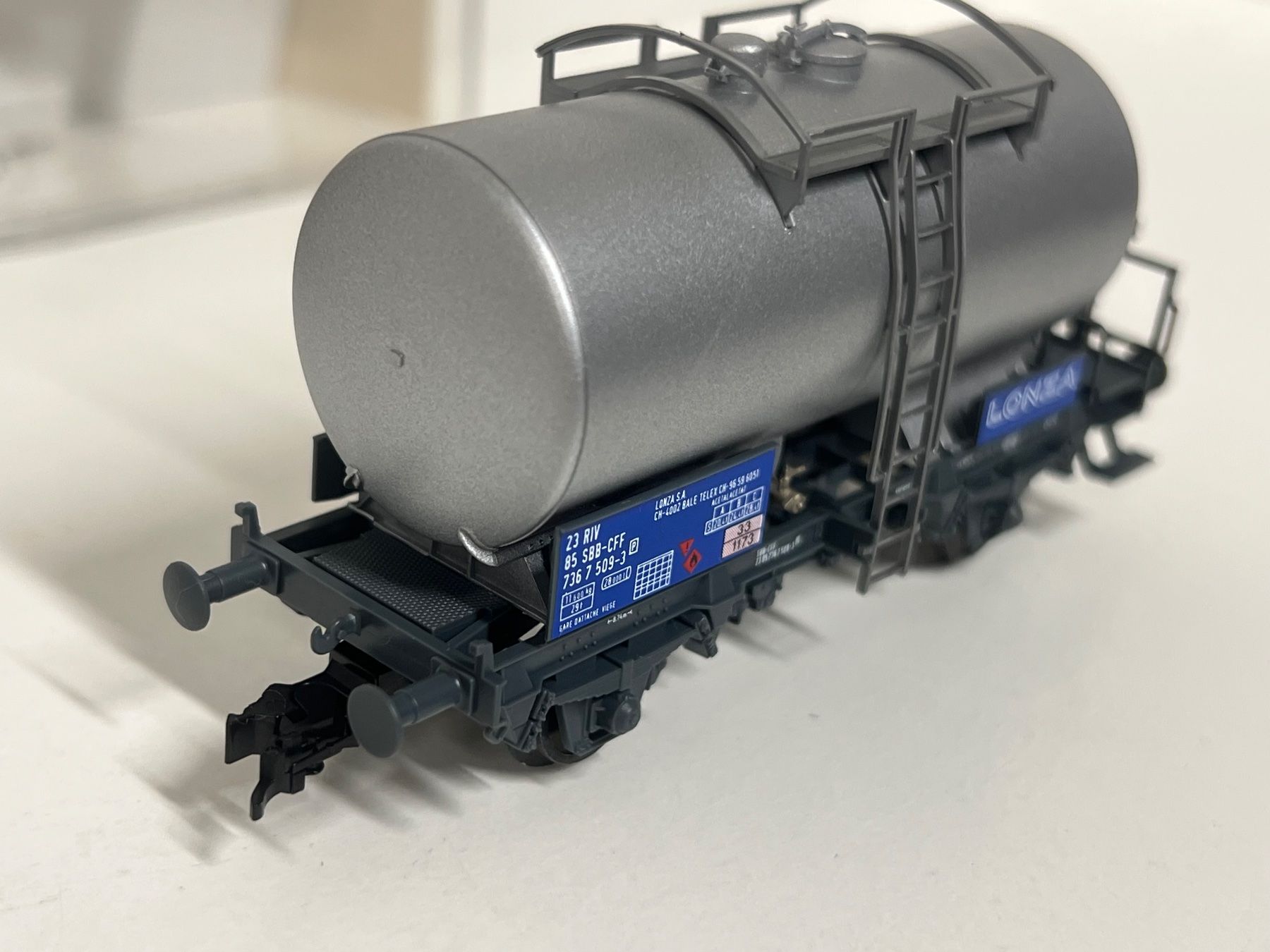 Fleischmann Modellini di ferrovie: FLEISCHMANN 5410 CH 1 K LONZA  SBB H0 DC – Nuovo (secondo la descrizione) da Neuenhof venduto da ludovicco 3