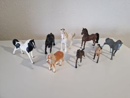 Schleich Pferde Konvolut mit Fohlen