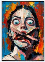 LA VOCE RUBATA FineArt su tela di alta qualità  Edizione l
