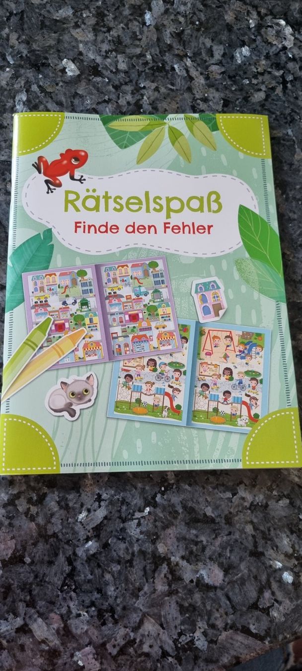 Libri: Rätselbuch "Finde den Fehler" für Kinder neu – Nuovo (secondo la descrizione) da egliswil venduto da Maggy6