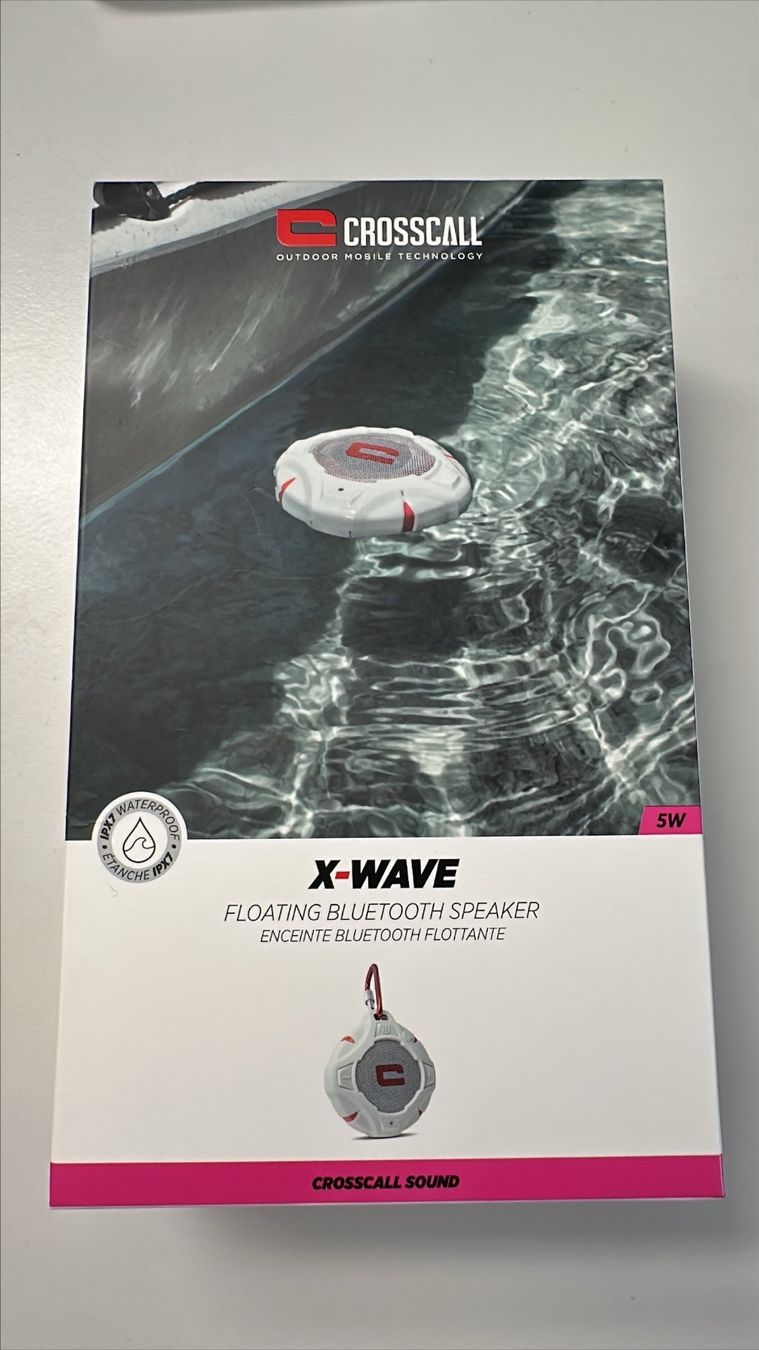 Lautsprecher: Crosscall X-Wave Floating Bluetooth Speacer - Neuwertig – Neu und originalverpackt aus Rotkreuz von mobilezonereload