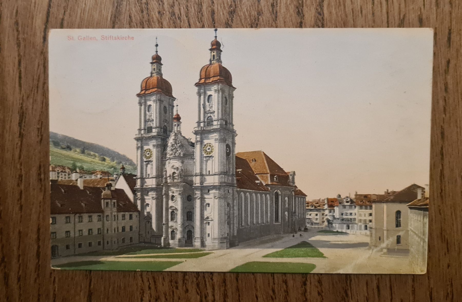 Ansichtskarten: Stiftskirche St. Gallen 1911 – Gebraucht aus Ebikon von Donar50