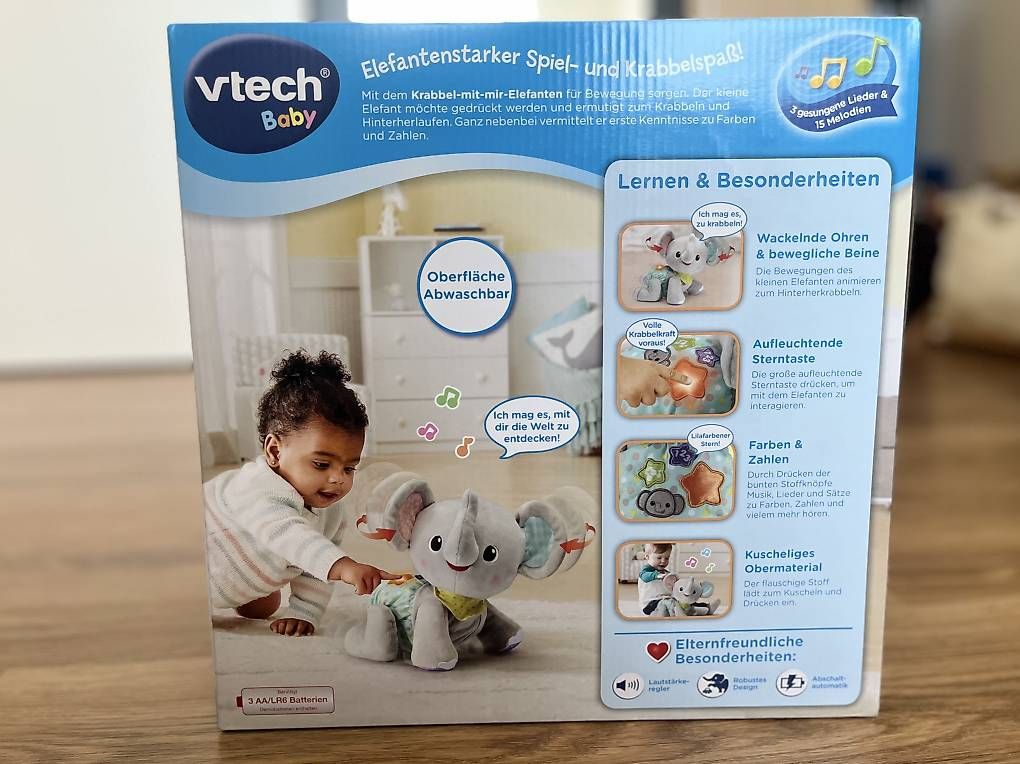 Vtech Spielzeuge: V-Tech Krabbel-Elefant NEU – Neu und originalverpackt aus Bowil von stry 1