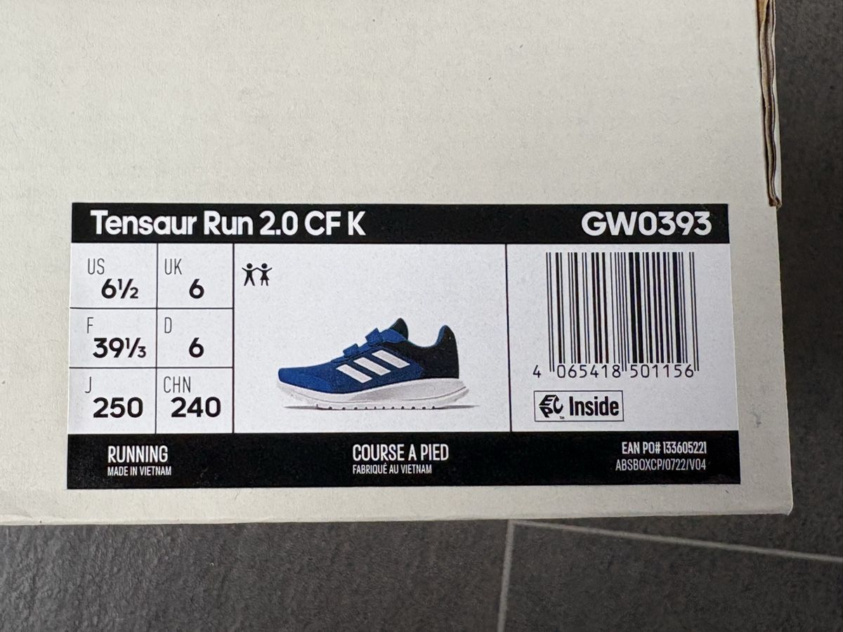 Adidas Scarpe per ragazzi: Adidas Turnschuhe Gr. 39 1/3 – Nuovo (secondo la descrizione) da Horgen venduto da Spikystar13 5
