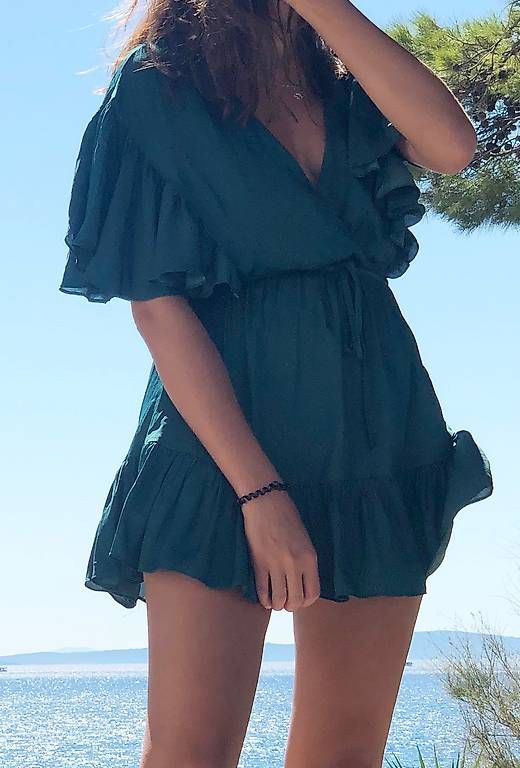 Vestiti: Sommerkleid, grün, S – Usato da Luzern venduto da bar_v528 2