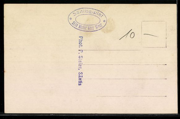 Cartoline postali: AK Säntis, Windmesser im Rauhreif – Usato da Berlin venduto da bartko-reher 1