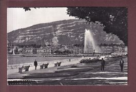 GENEVE - Jet d'eau - Salève