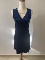 Robe velours bleu marine taille L