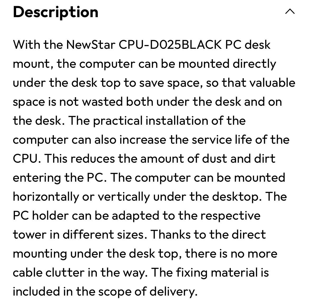 Staffa per monitor: Neomounts PC desk mount – Usato da Zollikerberg venduto da LLV 2