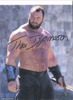 Hafþór Júlíus „Thor“ Björnsson Autogramm signiert 10x15cm