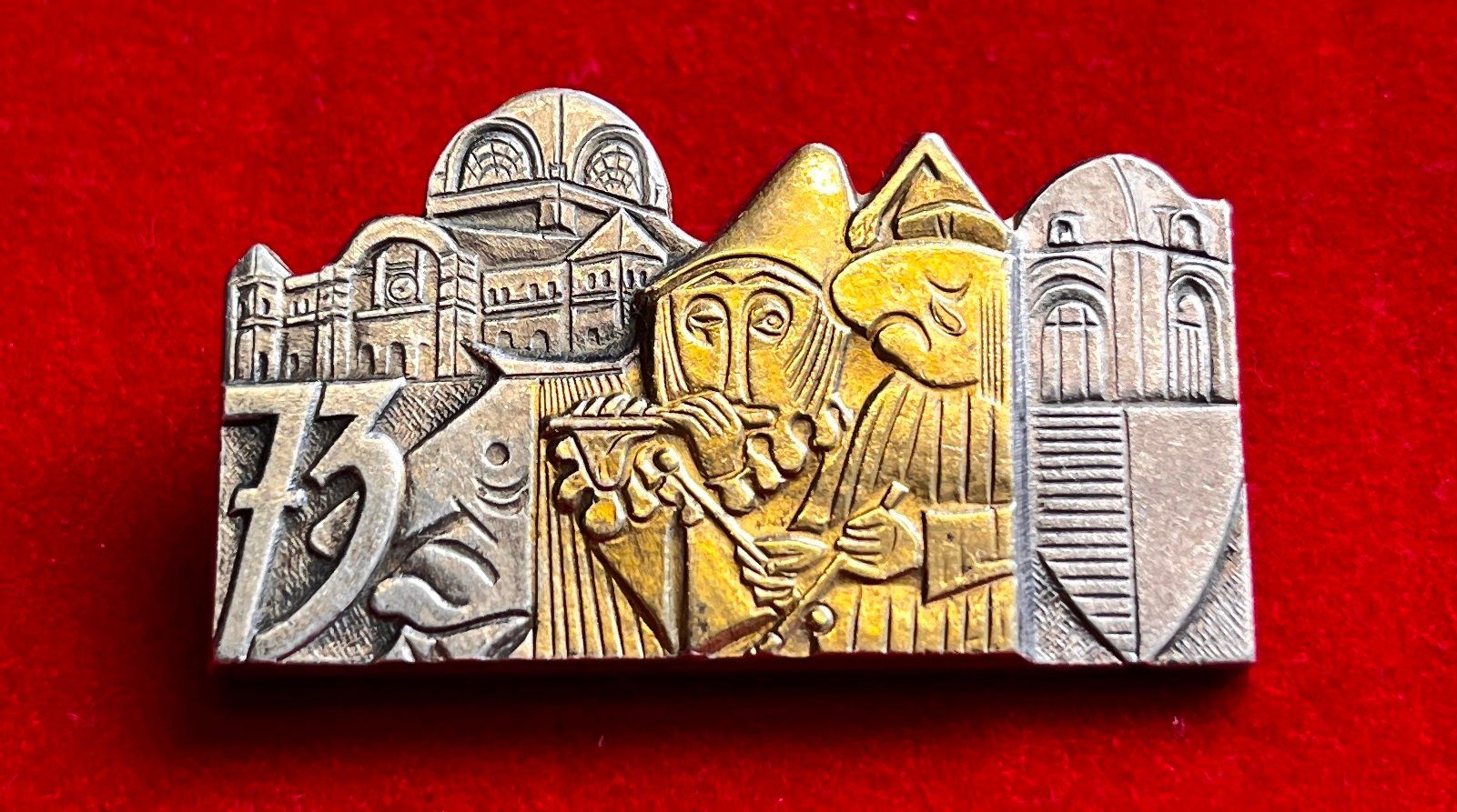 Plaquettes & Badges: Luzerner Komitee B Plakette LFK 1973 – D'occasion à Obernau par Wgnom