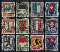 Pro Juventute Serie 1922-1924 gest. SBK 135.-