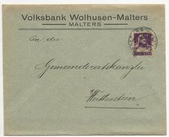 1919 Wolhusen - Malters Volksbank - Werthenstein Gemeinderat