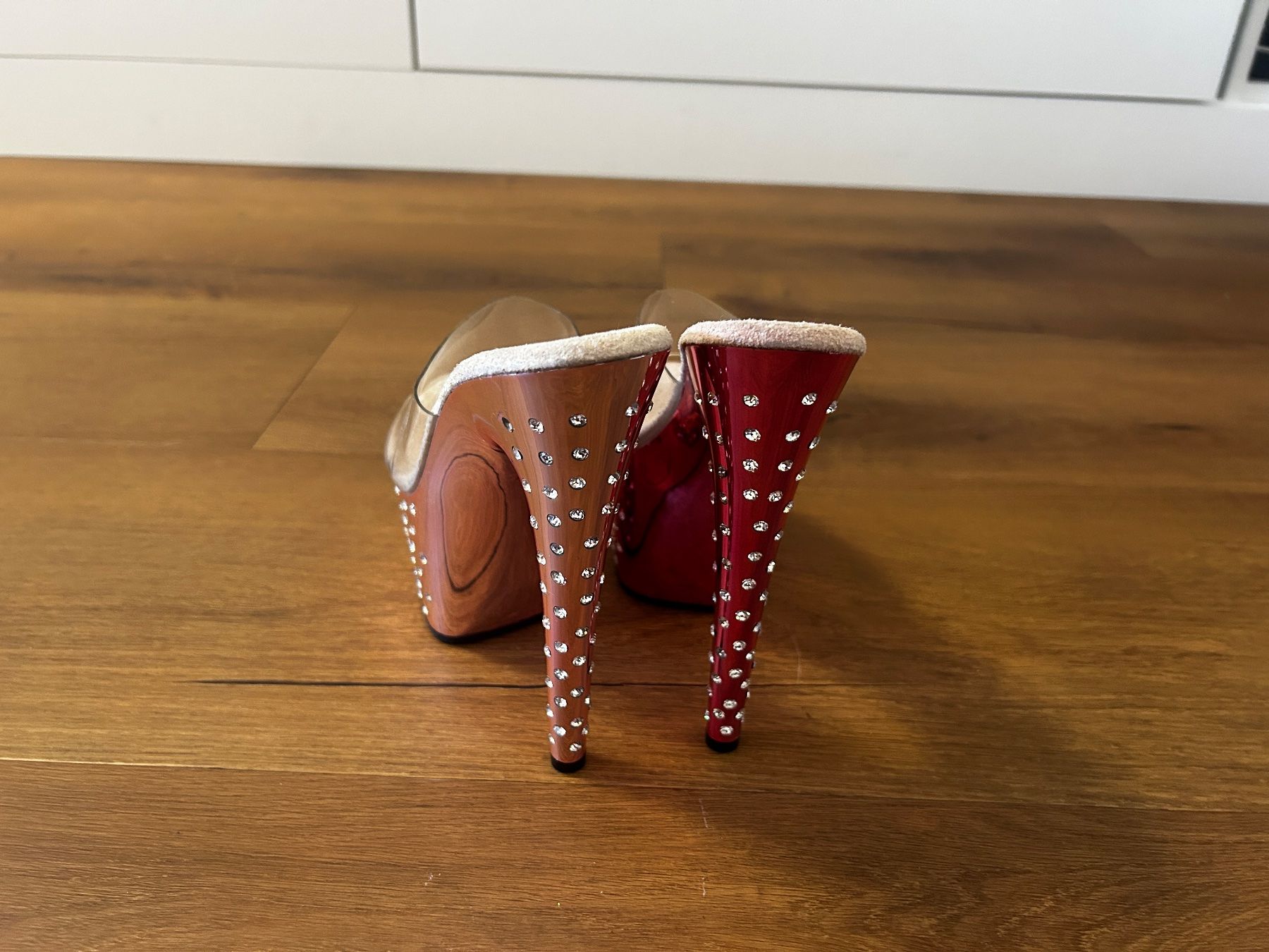 Scarpe da donna: Pleaser Stardust 701 Platform Heels Pink Strasssteinen Gr 37 – Nuovo e nell'imballaggio originale da Regensdorf venduto da Spyke55 2