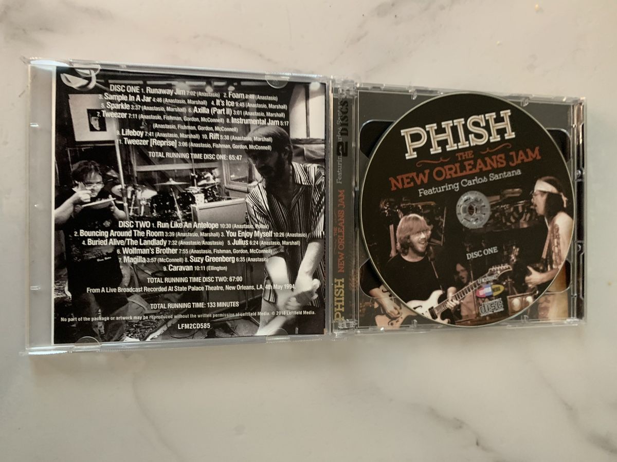 CD: Phish(Carlos Santana) Jam Session 2 cds – Usato da lausanne venduto da Ccheche 1