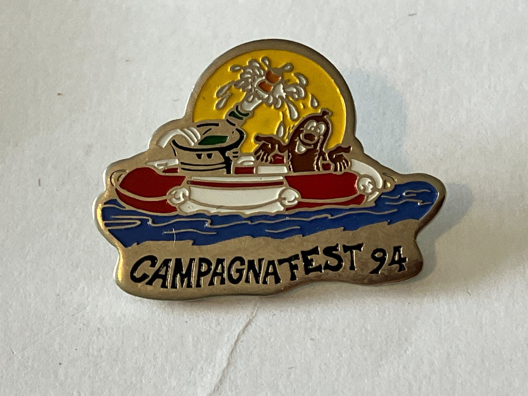 Placchette & Badge: 1 Pin Campagnafest 1994 – Usato da Basel venduto da djwwpp