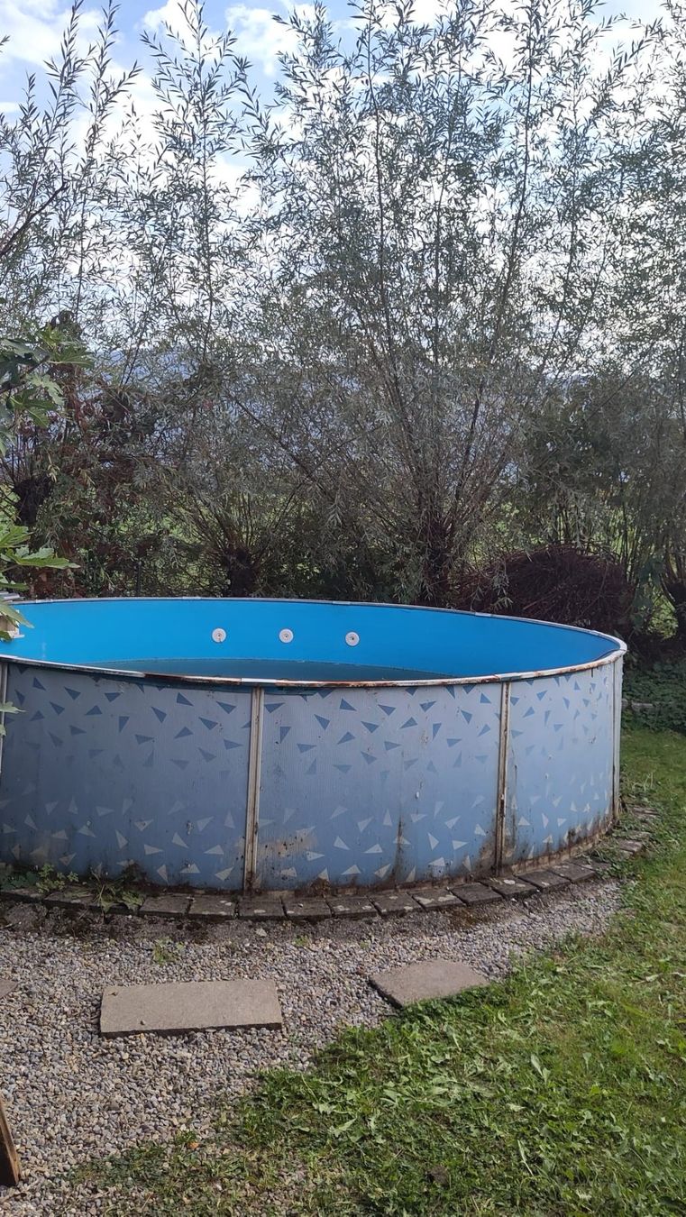 Schwimmbad: Pool mit oder ohne Holzumrandung. Mit Zubehör; ab CHF 1.- – Gebraucht aus Uznach von slotsfrun 6