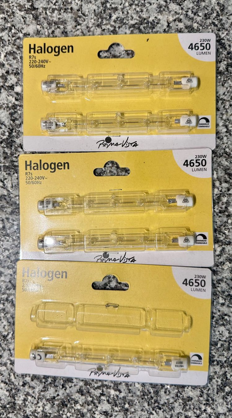 Lampade: Stehlampe Halogen, silbrig, dimmbar, – Usato da Uster venduto da kog1988 5