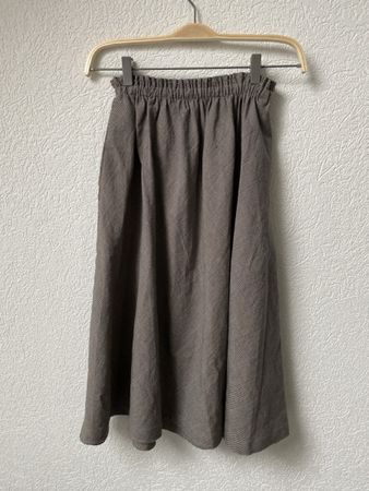 Massimo Dutti karierter Rock GR. XS, Bund mit Gummizug, 
