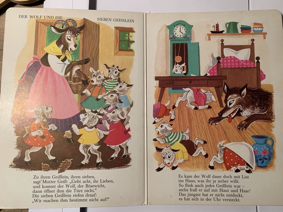 Libri: Kinderbuch Klassiker: Der Wolf & die sieben Geisslein Bü2 – Usato da Erlenbach ZH venduto da Ritschly 2