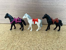 Playmobil (3x Pferd mit Sattel)