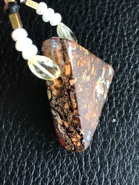 Catenine: Opal, Citrin, Spinell, Süsswasserperlen! – Nuovo (secondo la descrizione) da Basel venduto da Chili007 8
