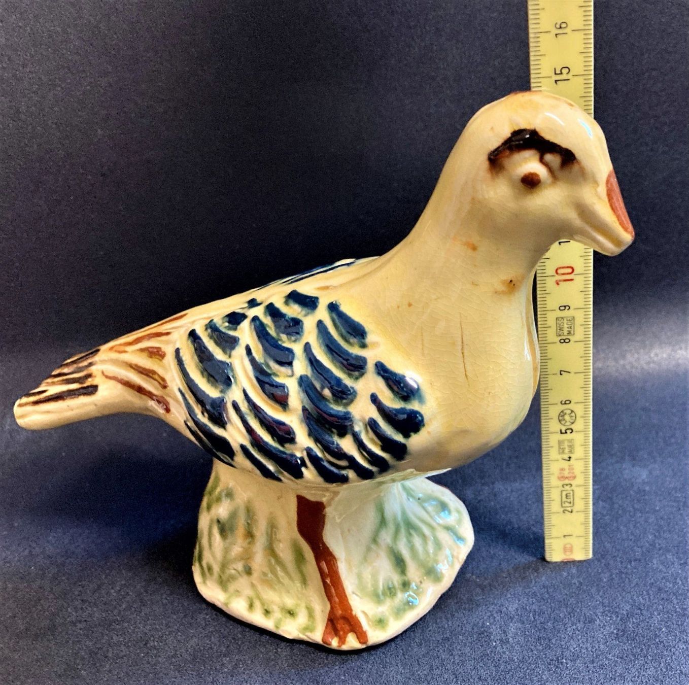 Figuren: Taube Figur Keramik handgemalt Tontaube – Gebraucht aus Wangen b. Olten von Buntgemischt 5