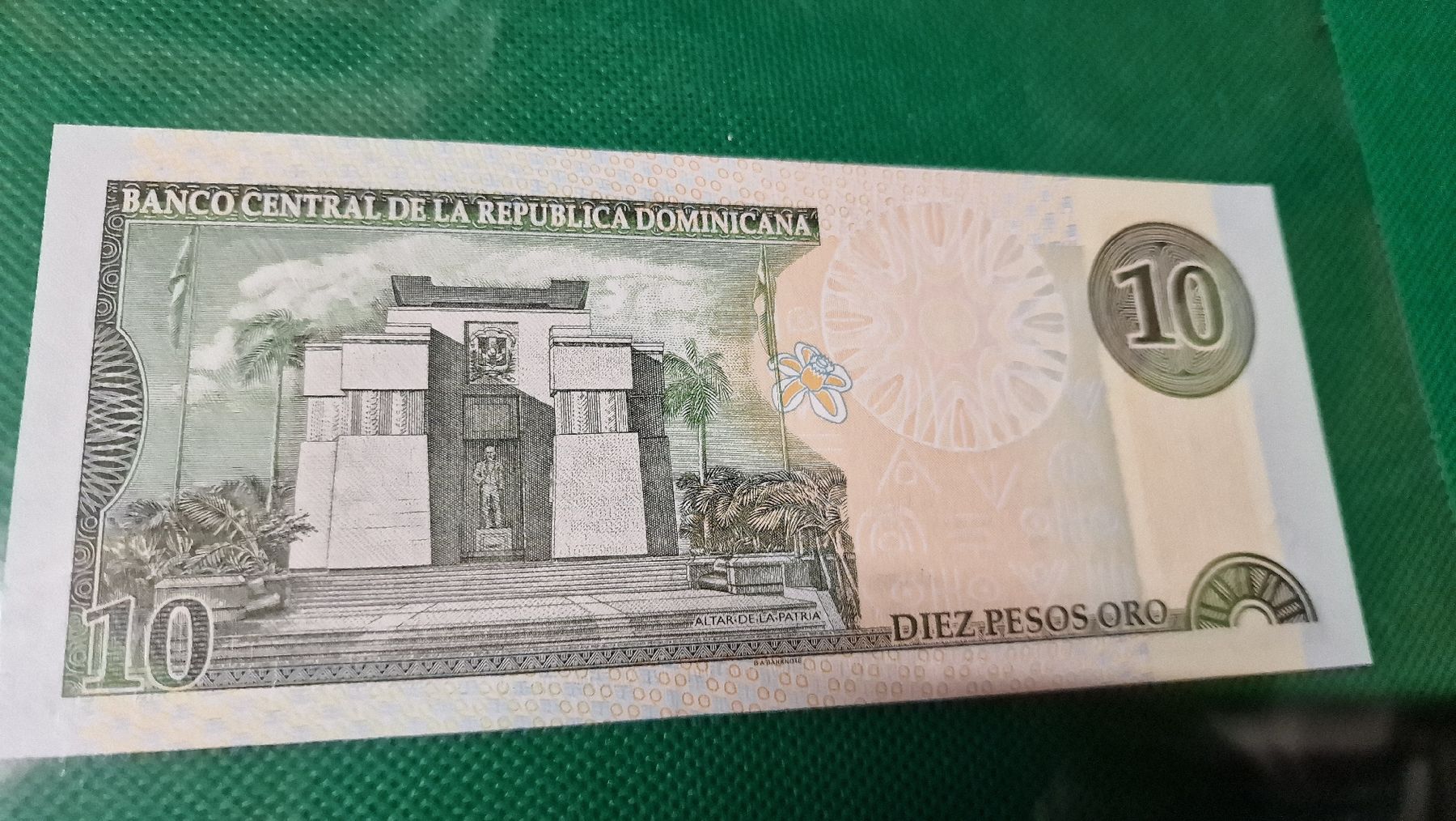 Banconote: Banknote República Dominicana 2000 NEU – Nuovo e nell'imballaggio originale da Herisau venduto da Antiques.AR 1