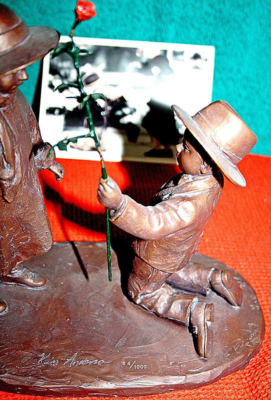 Skulpturen & Statuen: Bronze von Kim Anderso 64/1000 – Gebraucht aus Baar von 2cvbaar 4