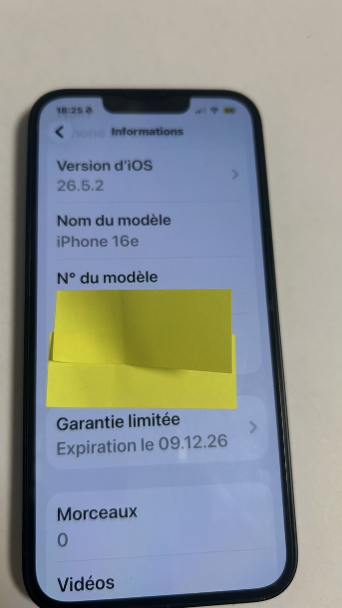 Apple Handys / Smartphones: I-phone 16 e noir – Gebraucht aus Brent von miloune 3