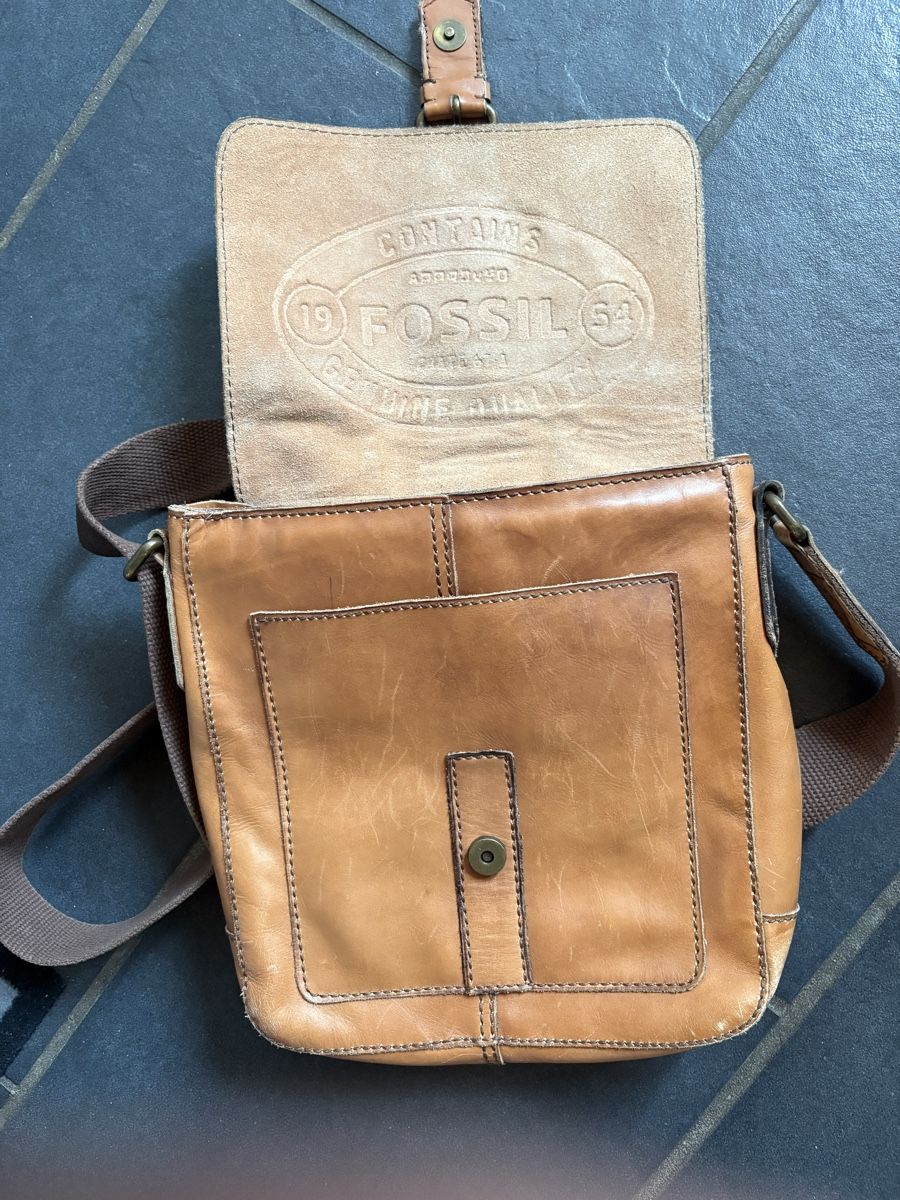 Fossil Borse: Fossil Schultertasche Leder – Usato da zwingen venduto da bami13 2