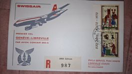 Swissair Geneve - Libreville 13.05.1971