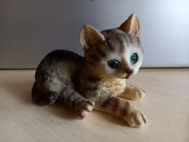 Dekorative Vintage Katzenfigur, für Sammler