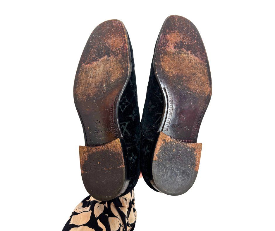 Louis Vuitton Scarpe da uomo: Louis Vuitton Herren-Schuhe | Samt mit Monogramm | 6.5/40.5 – Usato da Porrentruy venduto da MadameResell 7