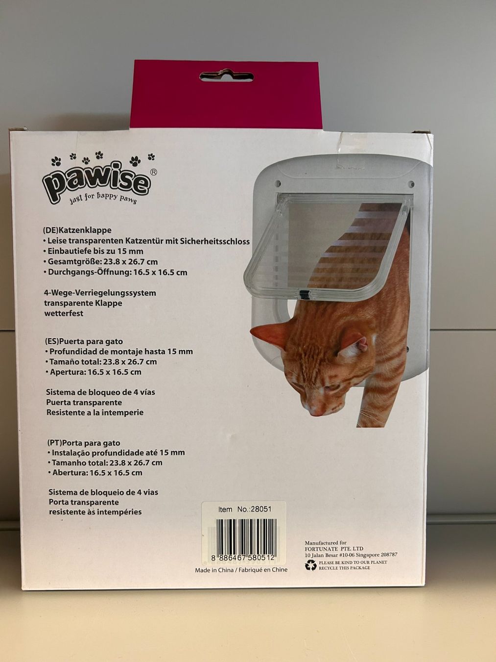 Gattaiole: +NEU+OVP Katzenklappe pawise – Nuovo e nell'imballaggio originale da Rheinfelden venduto da pmc_2dlg 1