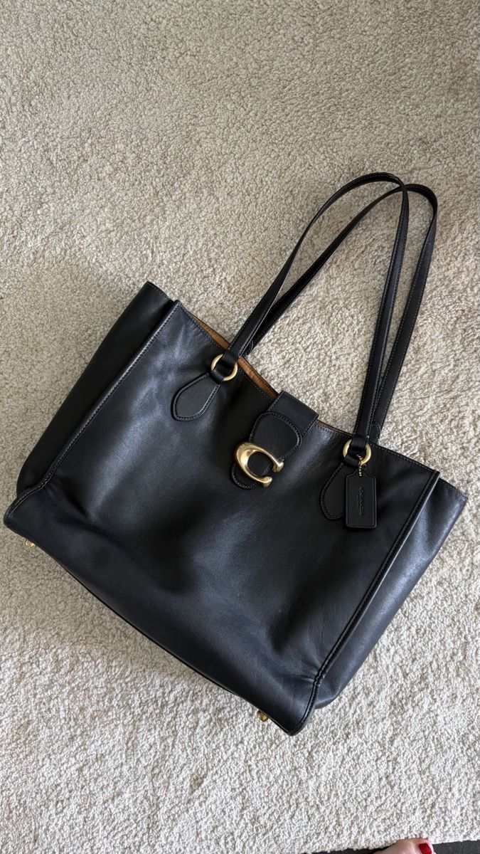 Coach Borse da donna: Schwarze Ledertasche von Coach – Usato da Rombach venduto da mel_c8vx