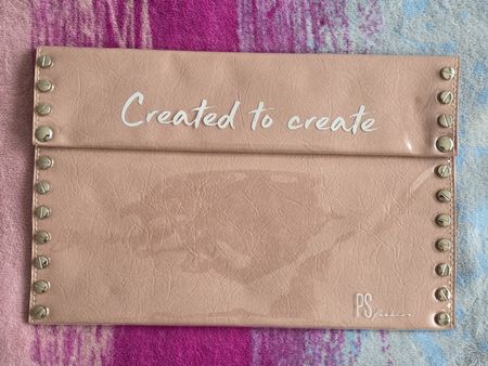 Clutch Tasche, PS Fashion, rosa mit Nieten, neu