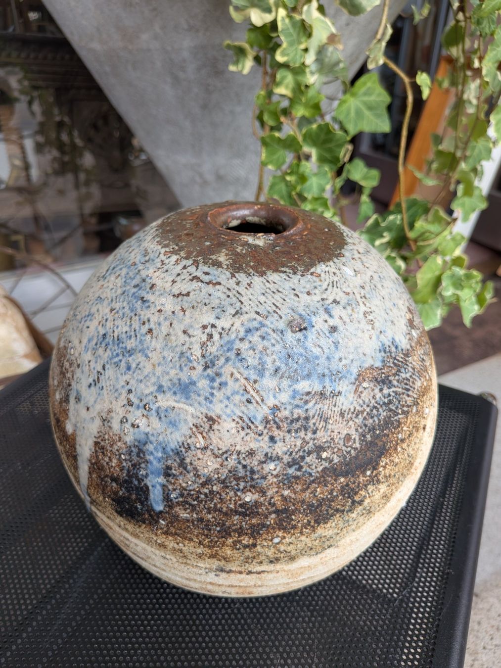 Vasi & Recipienti: Grosse runde Keramik Vase Ernst Häusermann – Usato da Emmen venduto da magelan 1