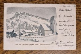 Elm im Winter 1902, n. Matt zu Frl. Verena Stauffacher
